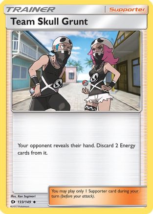 Team Skull Grunt (133)/149 Uncommon Reverse Holofoil