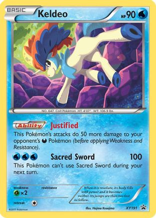 Keldeo - XY191 (XY191)/211 Promo Holofoil