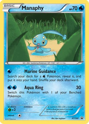 Manaphy - XY190 (XY190)/211 Promo Holofoil