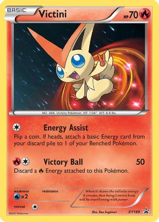 Victini - XY189 (XY189)/211 Promo Holofoil