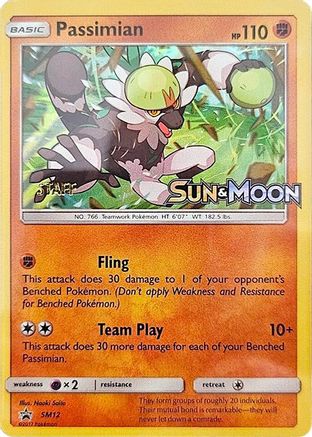 Passimian - SM12 (Prerelease) [Staff] (SM12) Promo Holofoil