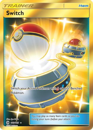 Switch (Secret) (160)/149 Secret Rare Holofoil