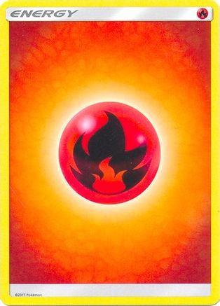 Fire Energy (2017 Unnumbered) (165)/149 Common Reverse Holofoil