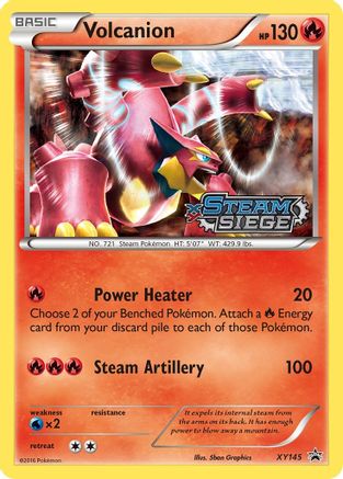 Volcanion (XY Steam Siege Prerelease) (XY145)/211 Promo Holofoil