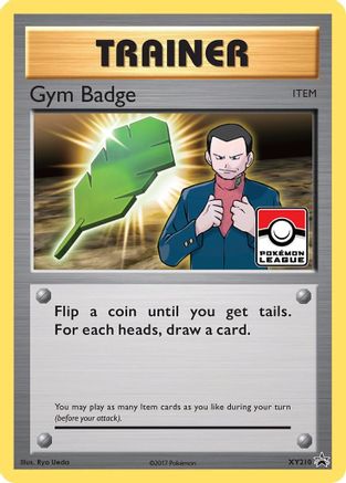 Gym Badge (Giovanni) (XY210)/211 Promo Holofoil