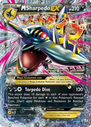 M Sharpedo EX - XY200 (XY200)/211 Promo Holofoil