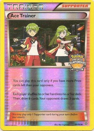 Ace Trainer - 69/98 (Regional Championships) (69) Promo Reverse Holofoil