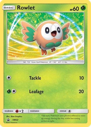 Rowlet - SM22 (SM22)/248 Promo Holofoil