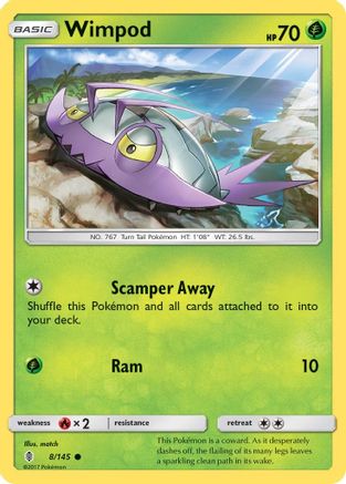 Wimpod (8)/145 Common Reverse Holofoil