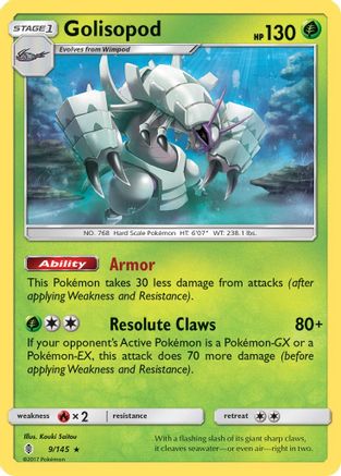 Golisopod (9)/145 Holo Rare Reverse Holofoil