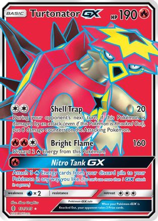 Turtonator GX (Full Art) (131)/145 Ultra Rare Holofoil