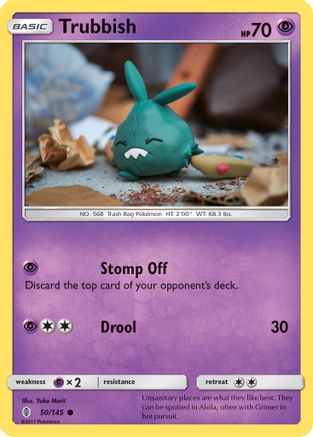 Trubbish (50)/145 Common Reverse Holofoil