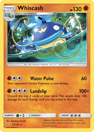 Whiscash (71)/145 Rare