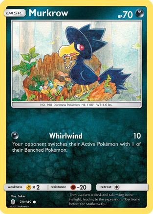 Murkrow (78)/145 Common Reverse Holofoil