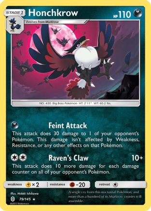 Honchkrow (79)/145 Rare