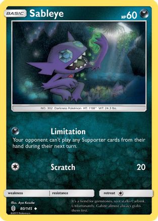 Sableye (80)/145 Uncommon