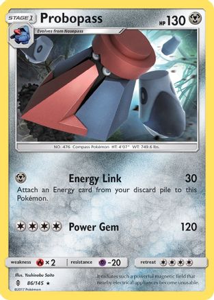 Probopass (86)/145 Rare Reverse Holofoil