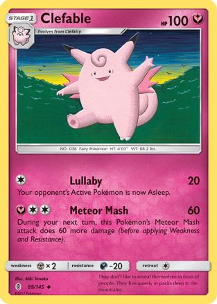 Clefable (89)/145 Uncommon