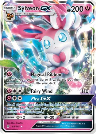 Sylveon GX (92)/145 Ultra Rare Holofoil