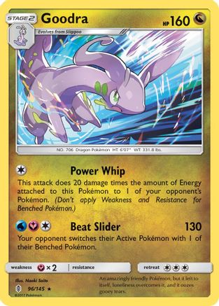 Goodra (96)/145 Holo Rare Reverse Holofoil