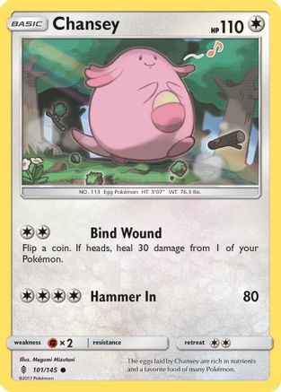 Chansey (101)/145 Common Reverse Holofoil