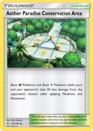 Aether Paradise Conservation Area (116)/145 Uncommon Reverse Holofoil