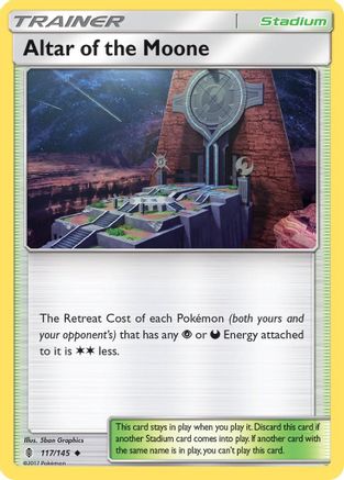 Altar of the Moone (117)/145 Uncommon Reverse Holofoil