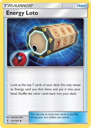 Energy Loto (122)/145 Uncommon Reverse Holofoil