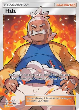 Hala (Full Art) (143)/145 Ultra Rare Holofoil