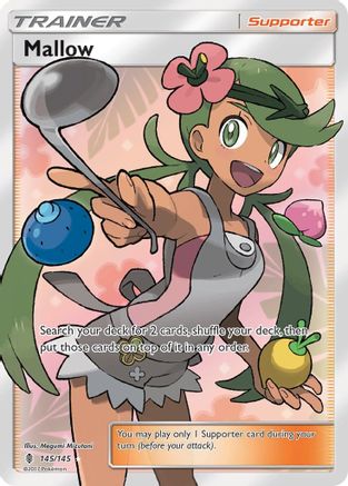 Mallow (Full Art) (145)/145 Ultra Rare Holofoil
