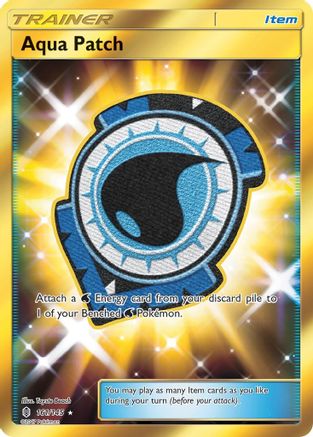Aqua Patch (Secret) (161)/145 Secret Rare Holofoil
