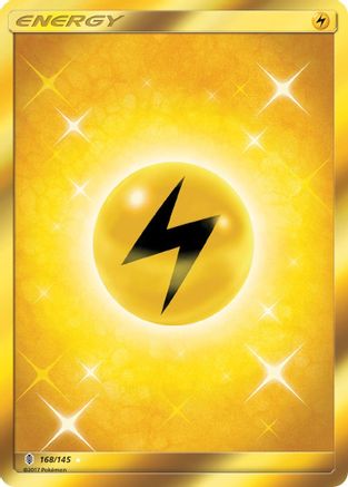 Lightning Energy (Secret) (168)/145 Secret Rare Holofoil