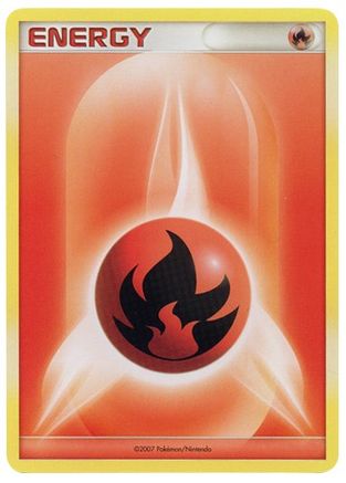 Fire Energy (2007 Unnumbered D/P Style Non-Holo) Promo