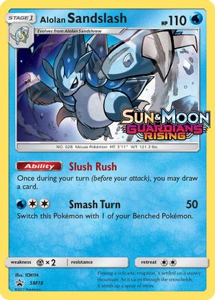 Alolan Sandslash - SM18 (Prerelease) (SM18)/248 Promo Holofoil
