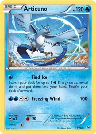 Articuno - 16/108 (XY Roaring Skies) (16) Holo Rare Holofoil
