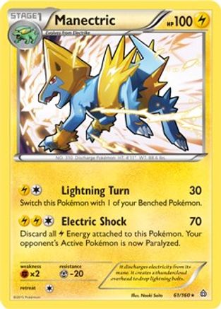 Manectric - 61/160 (XY Primal Clash) (61) Rare
