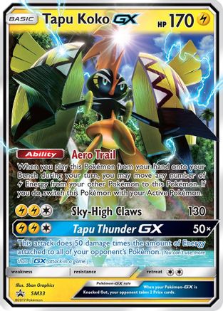 Tapu Koko GX - SM33 (SM33)/248 Promo Holofoil