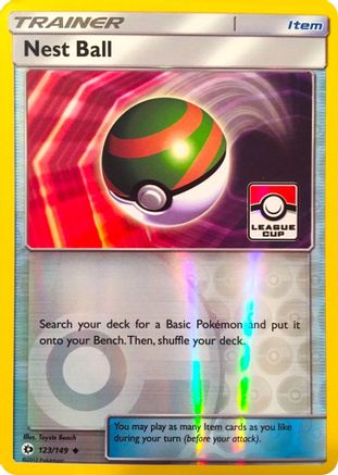 Nest Ball - 123/149 (League Cup) (123) Promo Reverse Holofoil