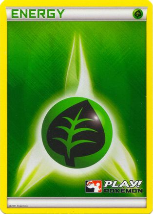 Grass Energy (2011 Play! Pokemon) Promo Holofoil
