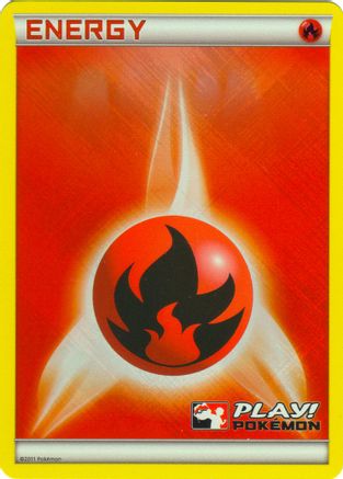 Fire Energy (2011 Play! Pokemon) Promo Holofoil