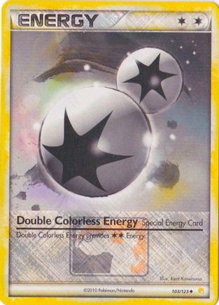 Double Colorless Energy - 103/123 (League Promo) (103) Promo Reverse Holofoil