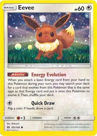 Eevee - 101/149 (Cosmos Holo) (101) Promo Holofoil
