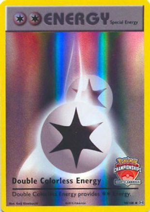Double Colorless Energy - 90/108 (North America Championships) (90) Promo Holofoil