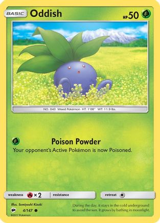 Oddish (4)/147 Common
