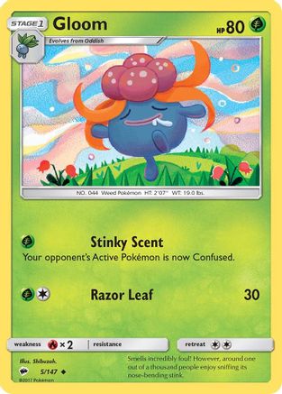 Gloom (5)/147 Uncommon Reverse Holofoil