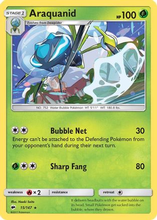 Araquanid (15)/147 Rare Reverse Holofoil