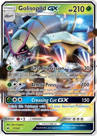 Golisopod GX (17)/147 Ultra Rare Holofoil