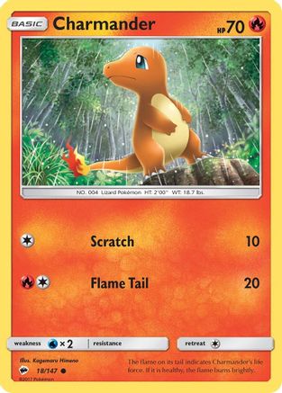 Charmander (18)/147 Common Reverse Holofoil