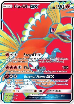 Ho-Oh GX (Full Art) (131)/147 Ultra Rare Holofoil
