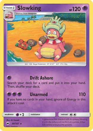 Slowking (48)/147 Rare Reverse Holofoil
